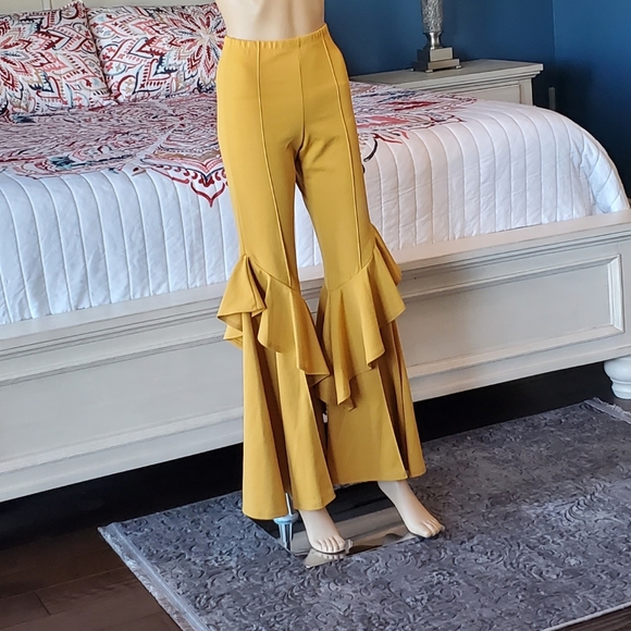 Lil Bee's Bohemian Bell Bottoms SZ sm - Picture 6 of 14